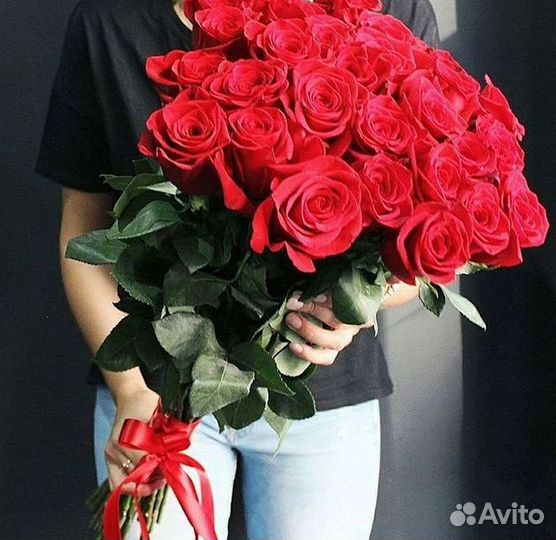 Длинные высокие розы 110 150 160 180 200 см