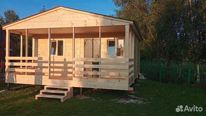 Каркасный дачный домик