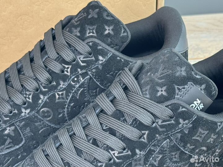 Кроссовки Louis Vuitton X Nike Air Force 1 Black