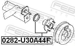 Ступица колеса зад прав/лев 0282U30A44R Febest