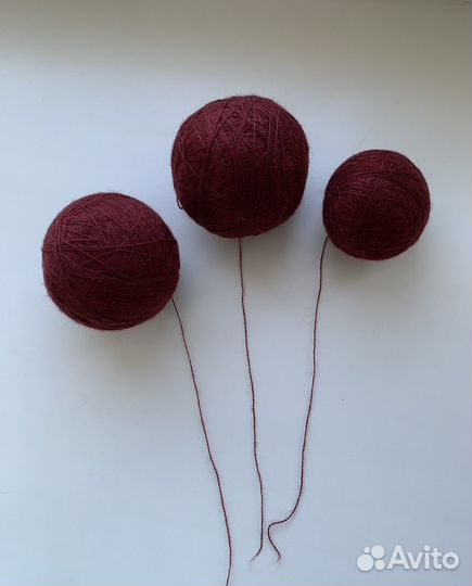 Пряжа тонкая чистошерстяная из СССР