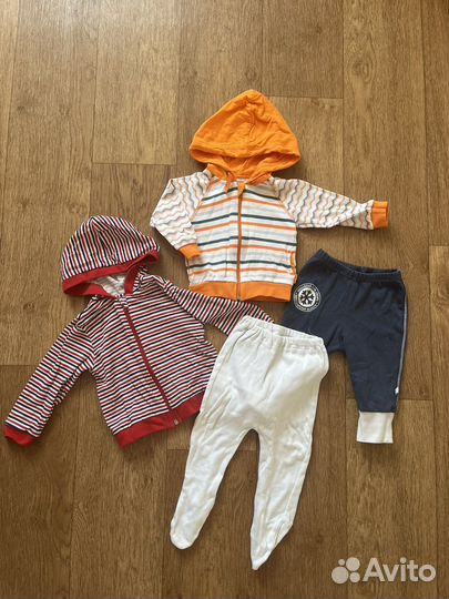 Одежда пакетом для мальчика 68-74