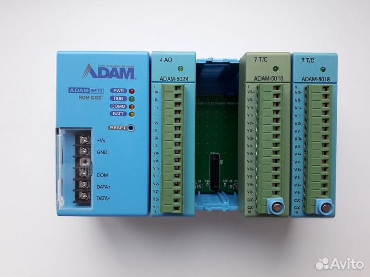 Контроллер Advantech adam 5510 с модулями