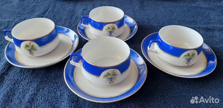 Чайный сервиз. Вербилки. 30 е. Редкость