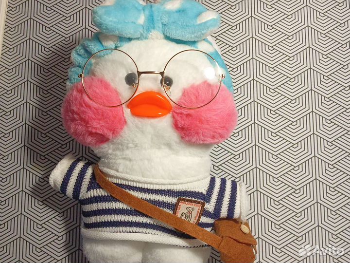 Мягкая игрушка уточка lalafanfan