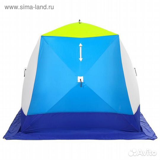 Палатка зимняя «стэк» куб 3-местная, трёхслойная