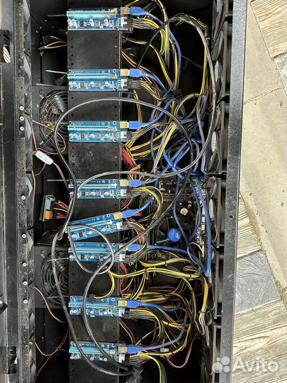 Тушка для майнинга 12 карт