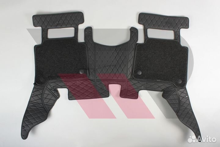 Ковры салона 3D Nissan Patrol 62 10-17г LH Черные