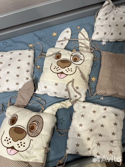 Бортики в детскую кроватку