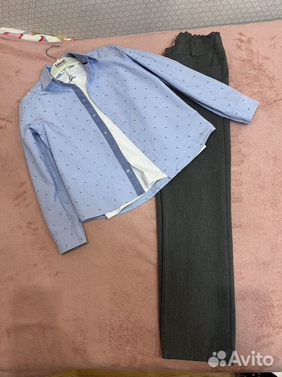 Рубашка школьная 134-140