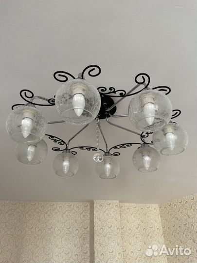 Люстра потолочная бу