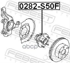 Ступица передняя nissan infiniti FX45/35 S50