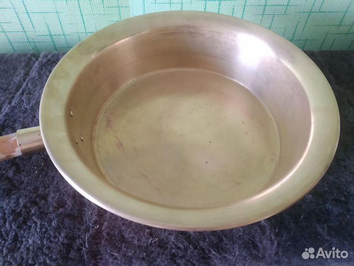 Латунный таз для варенья