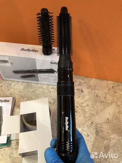 Фен-щетка BaByliss 668E, черная