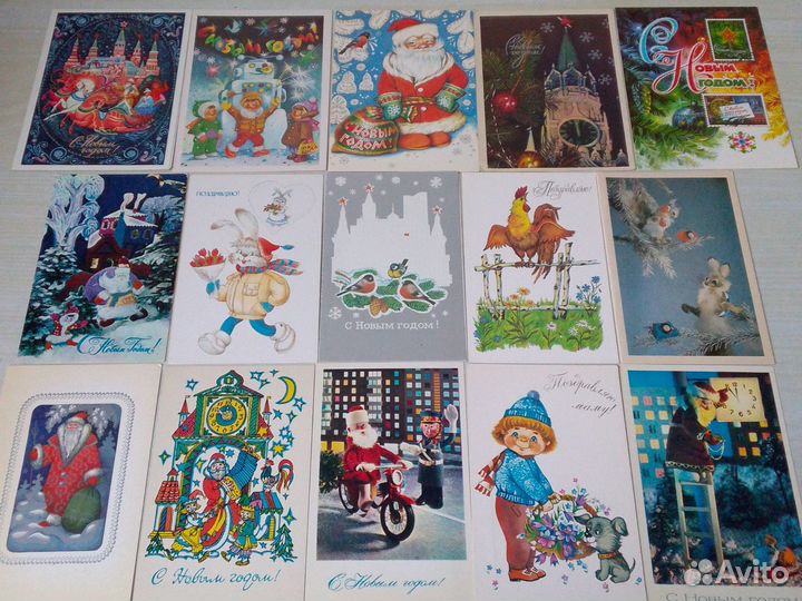 Открытки Чистые СССР