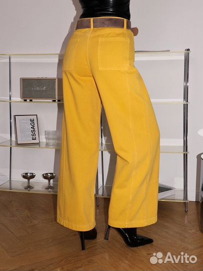 Джинсы женские широкие