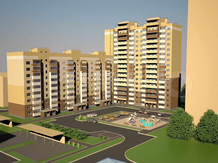 2-к. квартира, 59,2 м², 10/16 эт.