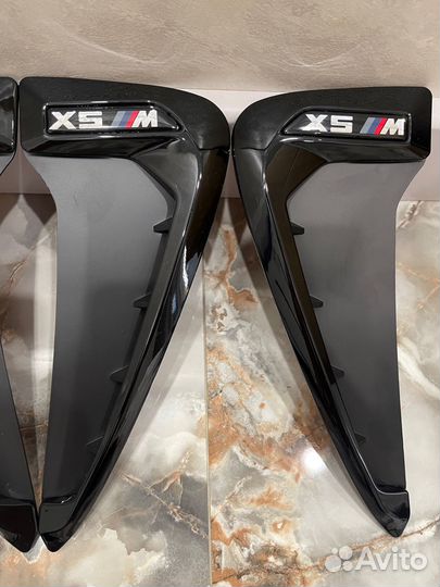 Жабры накладки на крылья bmw x5 f15 m