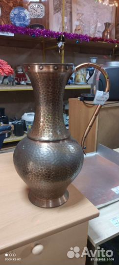 Кувшин медный антикварный