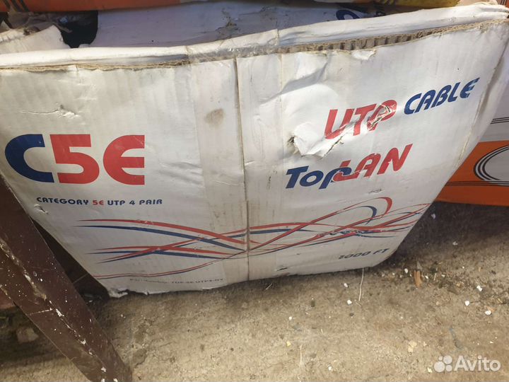 Кабель витая пара UTP 5e медь