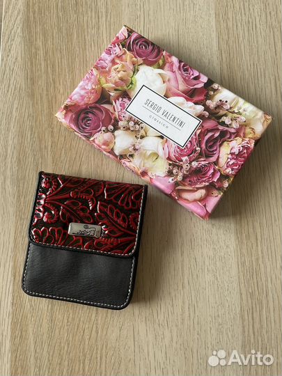 Новый кожаный кошелек sergio valentini