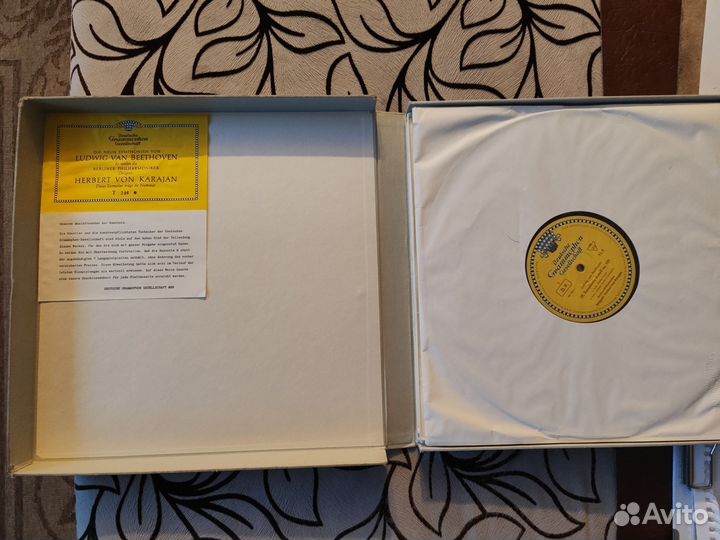 Бетховен 9 симфоний в одной коробке (9 LP)