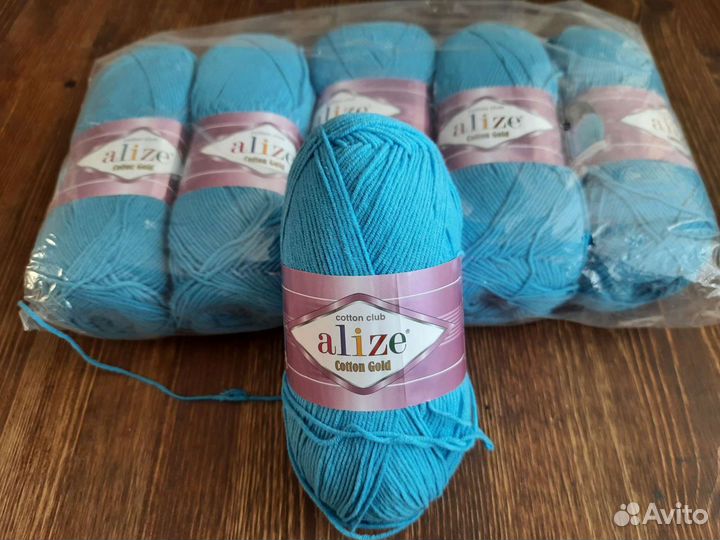 Пряжа Alize cotton gold