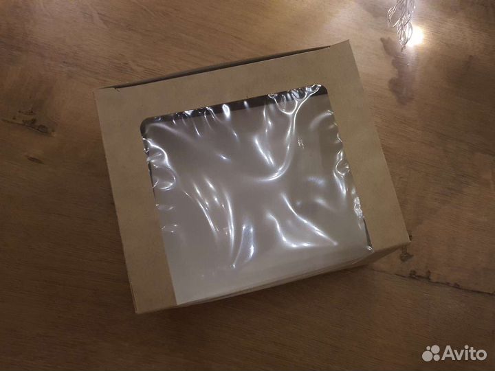 Коробка крафт с окошком остаток