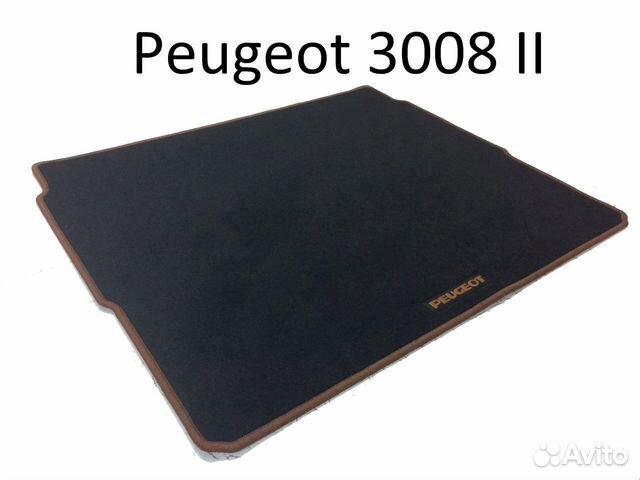 Коврик багажника Peugeot 3008 II текстильный