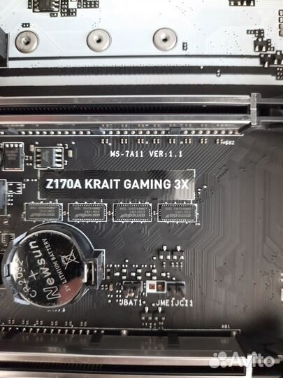 Материнская плата MSI Z170A gaming 3X сокет 1151