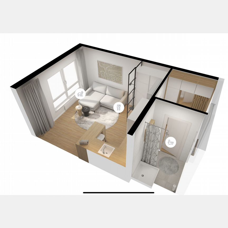 Апартаменты-студия, 23,8 м², 4/14 эт.