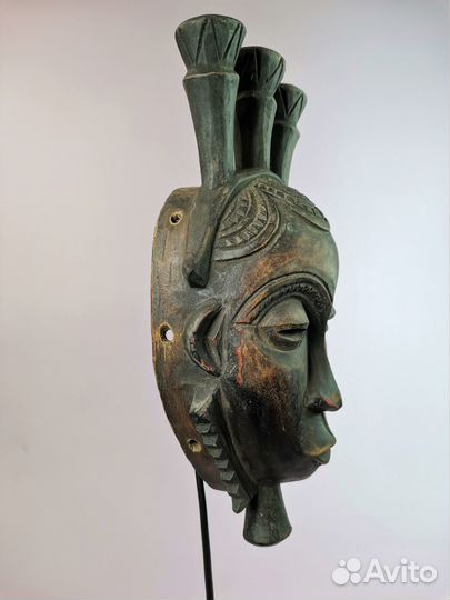 Африканская маска народности Бауле