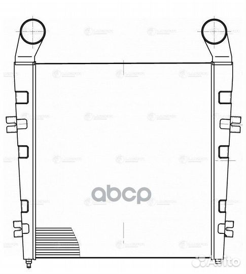 Онв (радиатор интеркулера) для а/м маз 5440В5