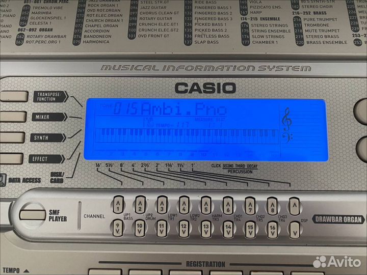 Синтезатор Casio WK 3800