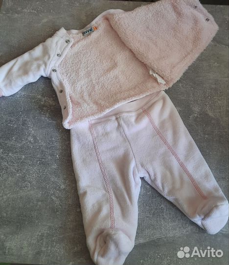 Костюм кофта и штаны для новорожденных