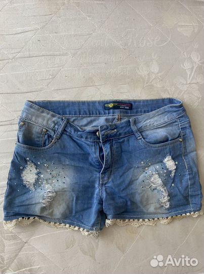 Шорты джинсовые