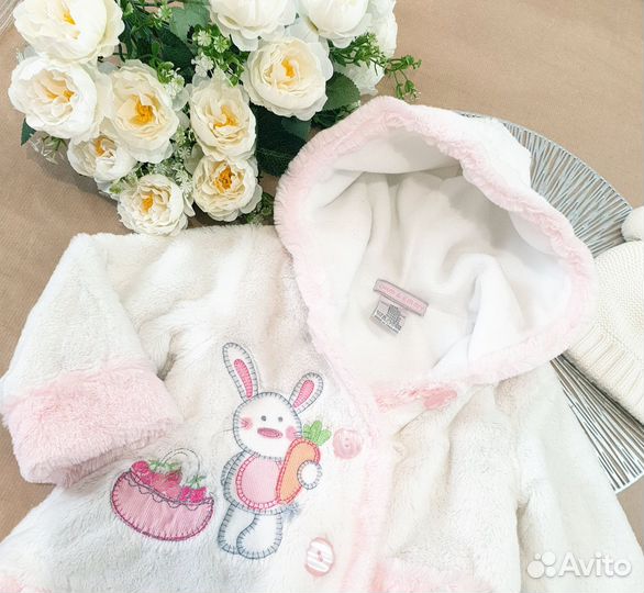 Рост 80 Комплект меховая куртка и брюки OHM& emmy