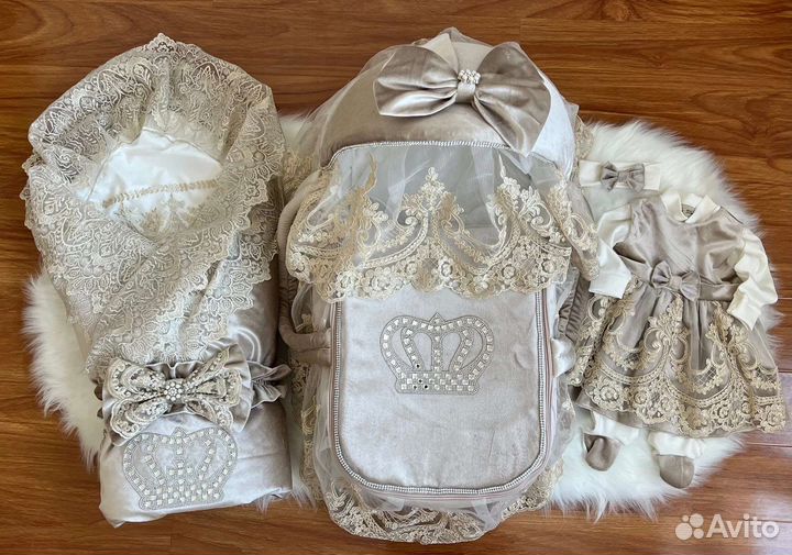 Комплект на выписку + сумка-переноска