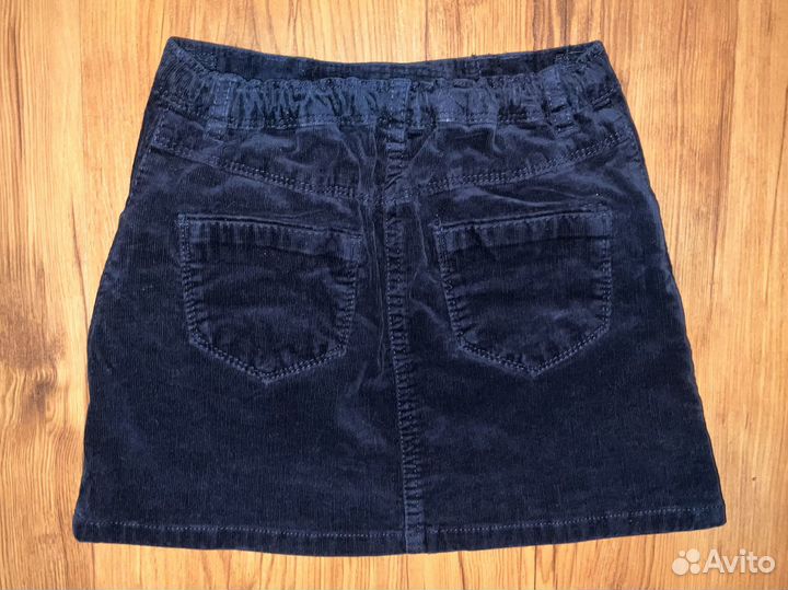 Вельветовая юбка next 116