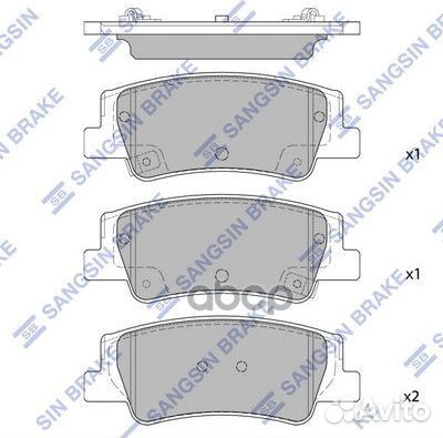 Колодки тормозные hyundai sonata 19/KIA K5 20