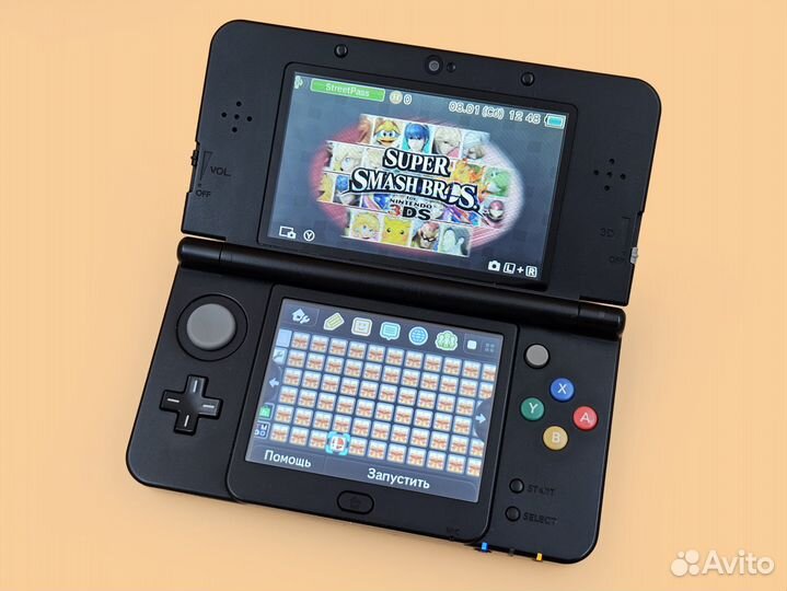 New Nintendo 3DS, 200 игр, 128 Gb