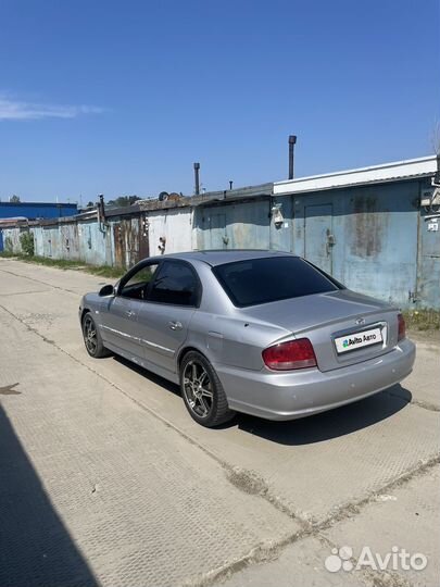 Hyundai Sonata 2.0 AT, 2005, битый, 310 000 км