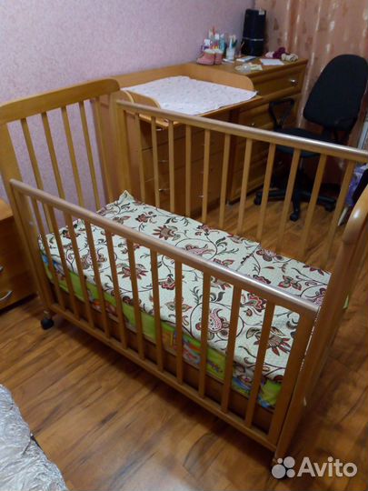 Кроватка детская + Матрас + Конверт