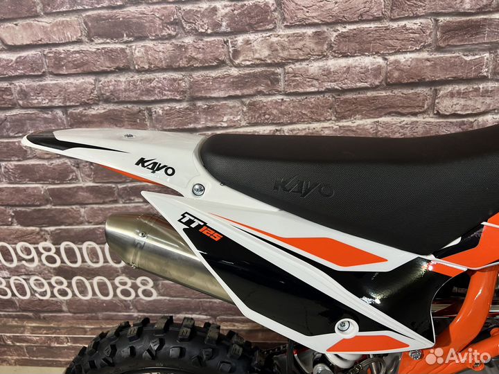 Питбайк Kayo TT125EA полуавтомат 17/14 (2023)