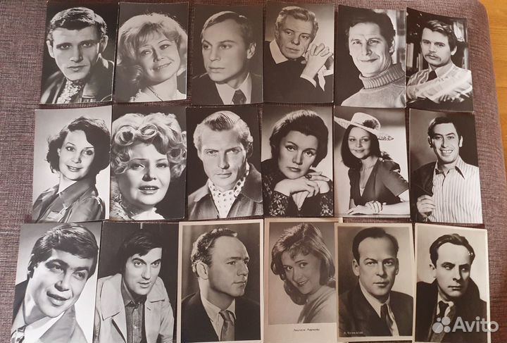 Открытки, Актеры Советского кино