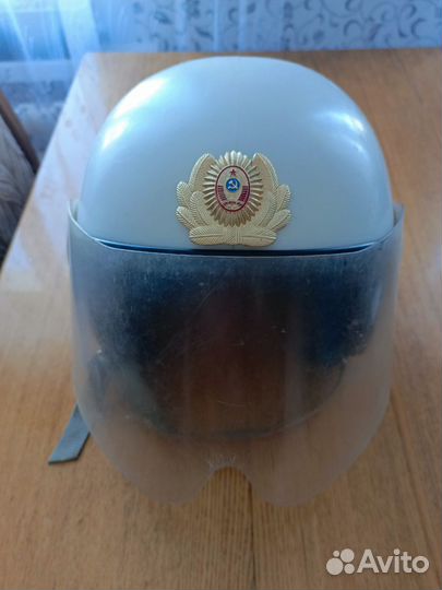 Шлем мотоциклетный -милицейский СССР