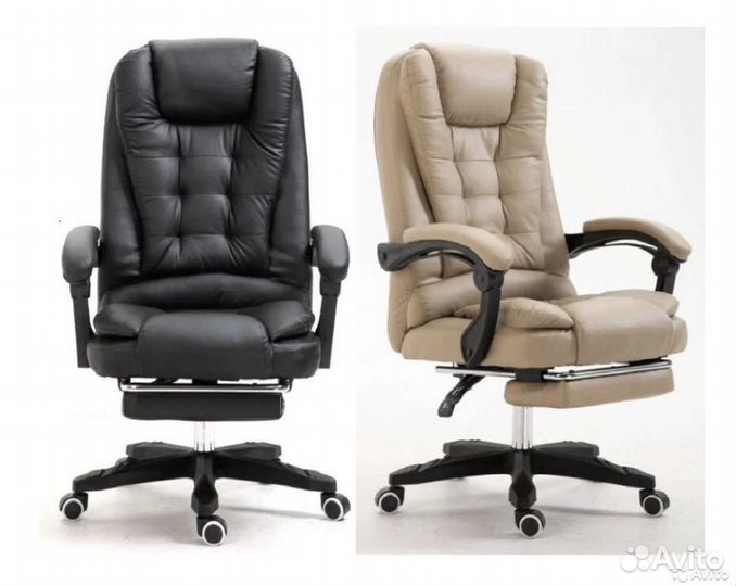 Кожанное кресло офисное директора 606