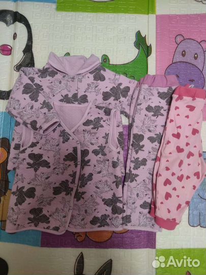 Вещи пакетом на девочку 68-80