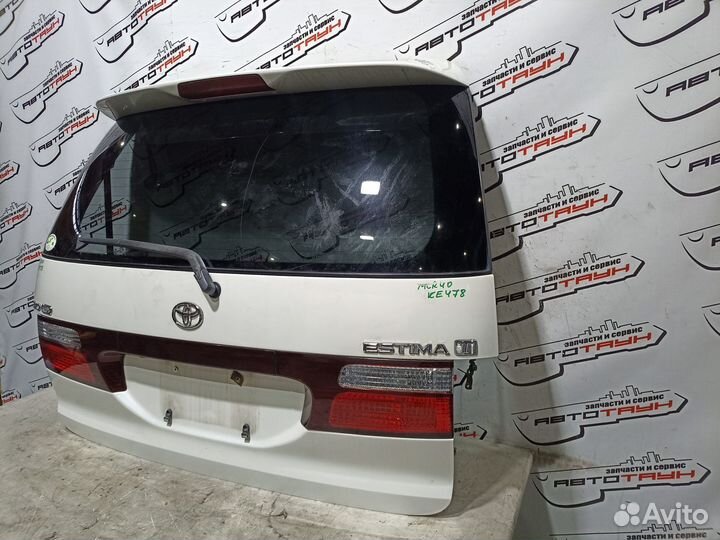 Дверь задняя toyota estima estima hybrid ACR30W ACR40W AHR10W MCR30W MCR40W 670052R440 белый, 042 KE