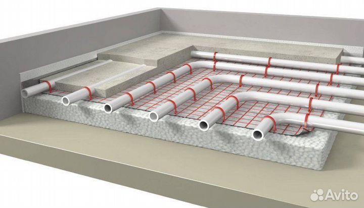 Водяной обогрев пола под стяжку